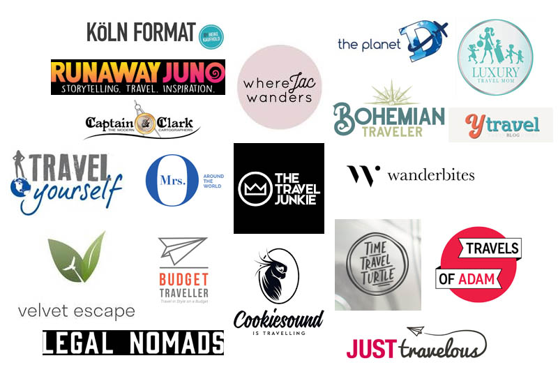 40 Best Travel Blogs Logo Designs