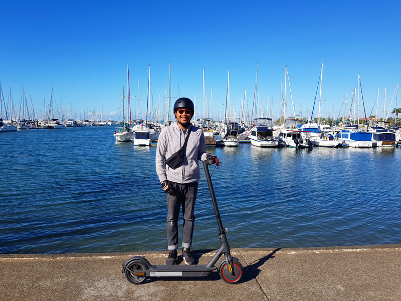 E-scootering On Moreton Bay Cycleway